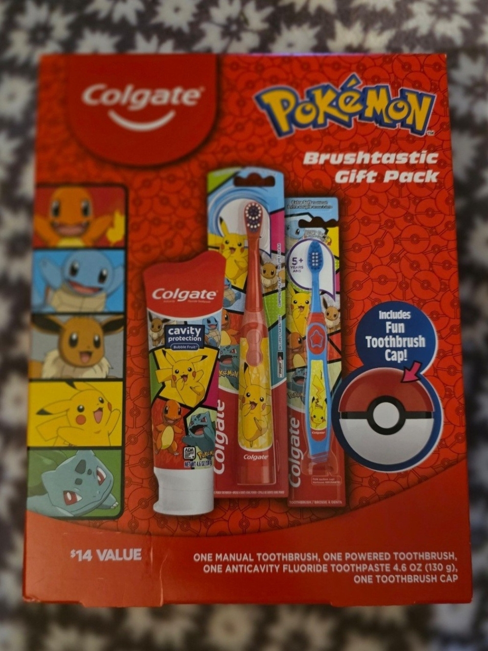 Pokémon Red Kids Brushing Gift Pack